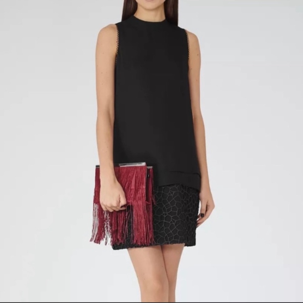 Reiss Coral Lace Dress